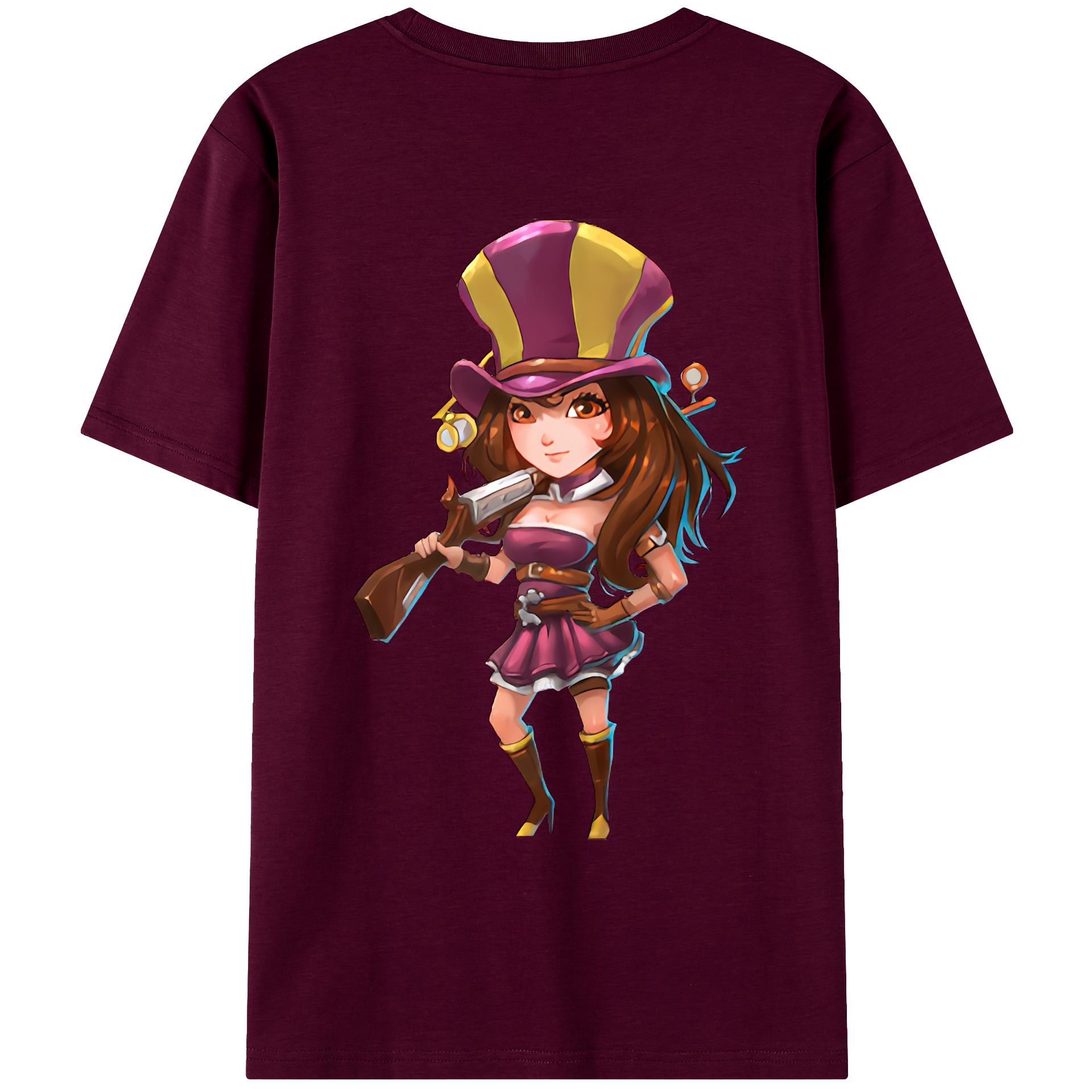 リーグ・オブ・レジェンド League of Legends LOL レディース半袖Tシャツ(バックプリント)